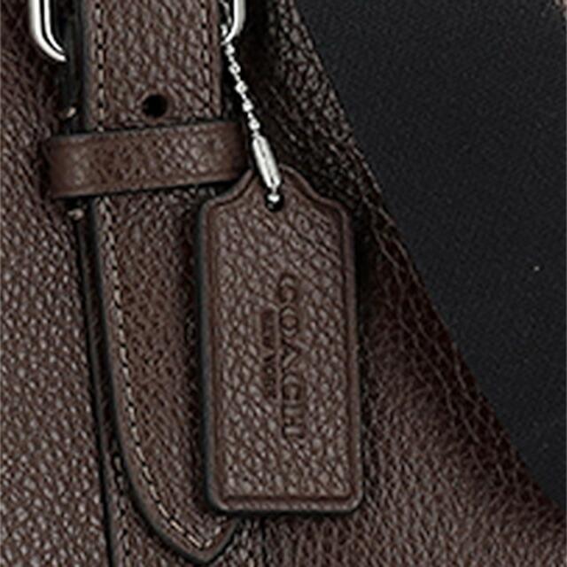 コーチ　メンズ2Wayショルダーバッグ　グレー×ブラウン COACH（コーチ） トートバッグ 2way ショルダーバッグ メンズ CW213