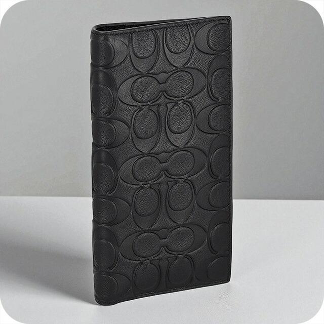 COACH（コーチ） 長財布 メンズ ブランド レザー CW356 BK BK ブラック