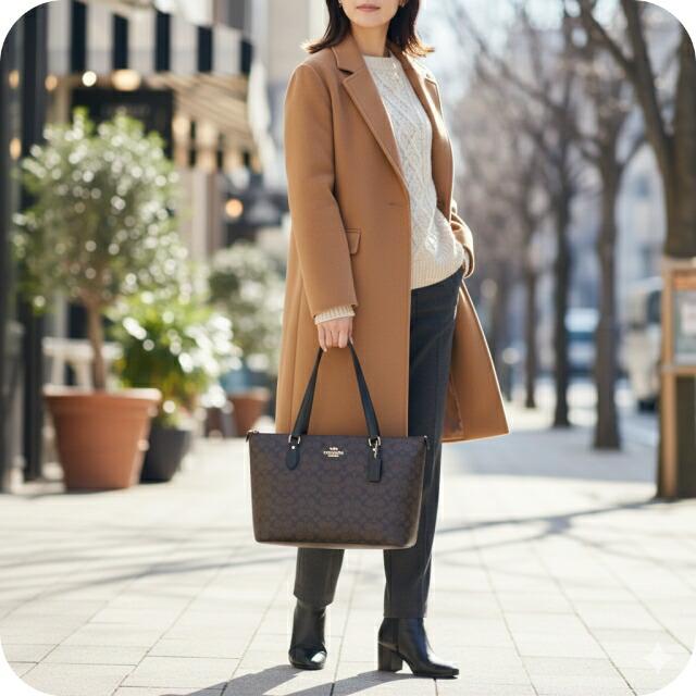 COACH（コーチ） トートバッグ 2way ショルダー レディース CW381