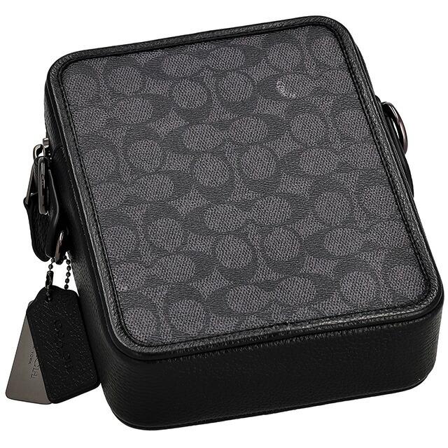【美品】COACH ショルダーバッグ ブラック グレー 濃紺 コーチシグネチャー 楽天市場】コーチ シグネチャー ショルダーバッグ バッグ