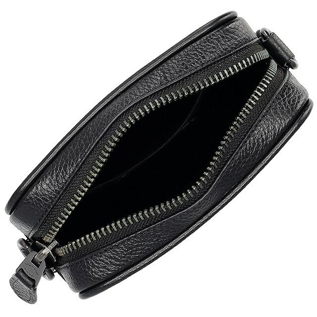 コーチ ショルダーバッグ メッセンジャー チャーム チャールズ レザー ブラック COACH コーチ ショルダーバッグ メンズ ブランド シグネチャー