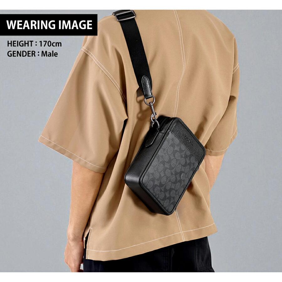 陣内/coach コーチ　ショルダーバッグ　メンズ　シグネチャー COACH コーチ ショルダーバッグ メンズ ブランド シグネチャー