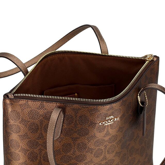 コーチ トートバッグ レディース ブランド COACH Cambodia CW396 IMYGQ ブラウンの画像