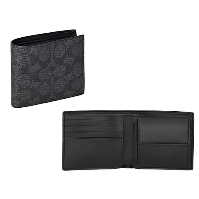 COACH（コーチ） 二つ折り財布 メンズ ブランド COACH CY406 QBMI5