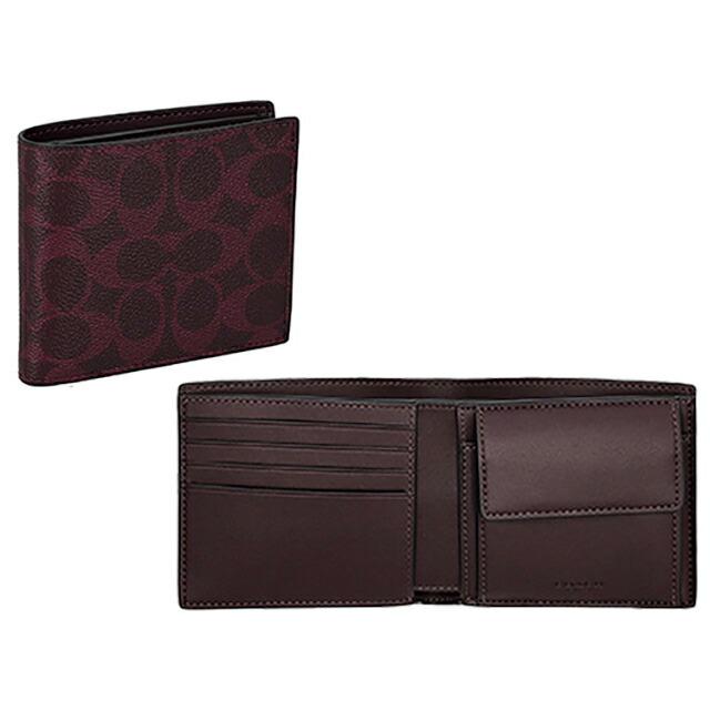 COACH（コーチ） 二つ折り財布 メンズ ブランド COACH CY406 YED