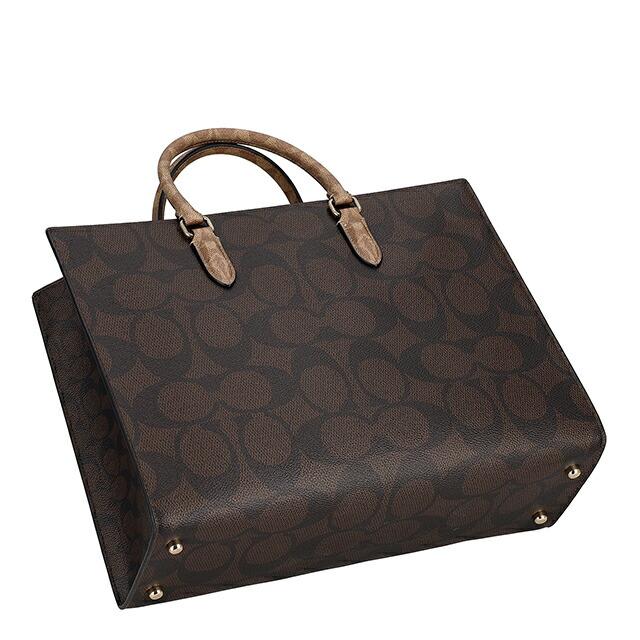コーチ トートバッグ レディース ブランド COACH Cambodia CY677 IMXI8 ウォルナット/タンの画像