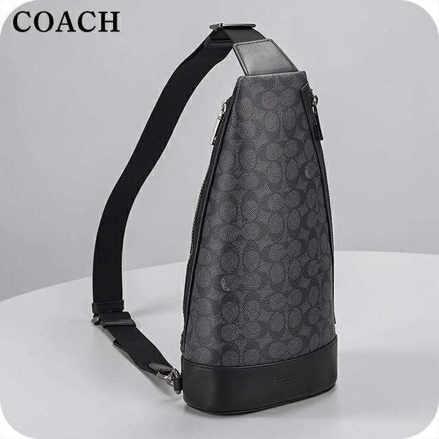 おおもり　Coach ボディバッグ ブラック/グレー COACH（コーチ） ボディバッグ メンズ ブランド COACH Cambodia CY801