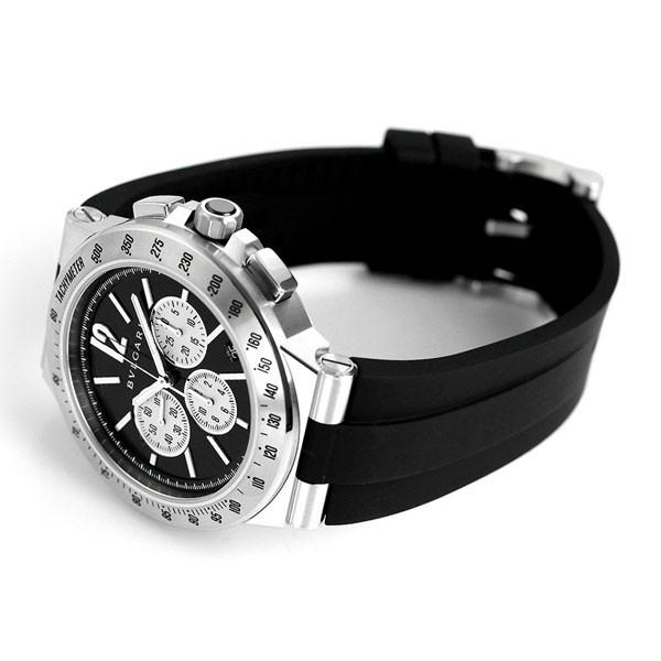 ディアゴノ ブルガリ 時計 ベロチッシモ 41mm クロノグラフ 自動