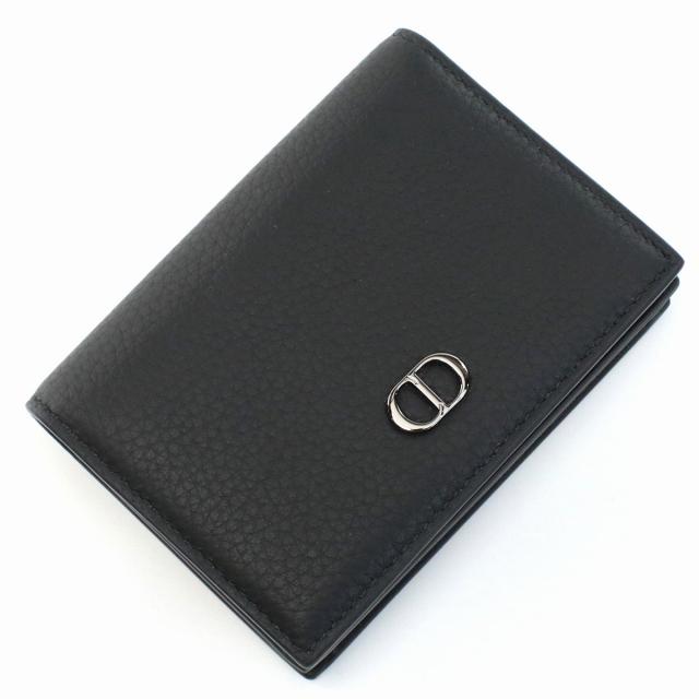 Dior 名刺入れ 黒 レザー 保存袋付き Dior 名刺入れ 黒 レザー 保存袋付き