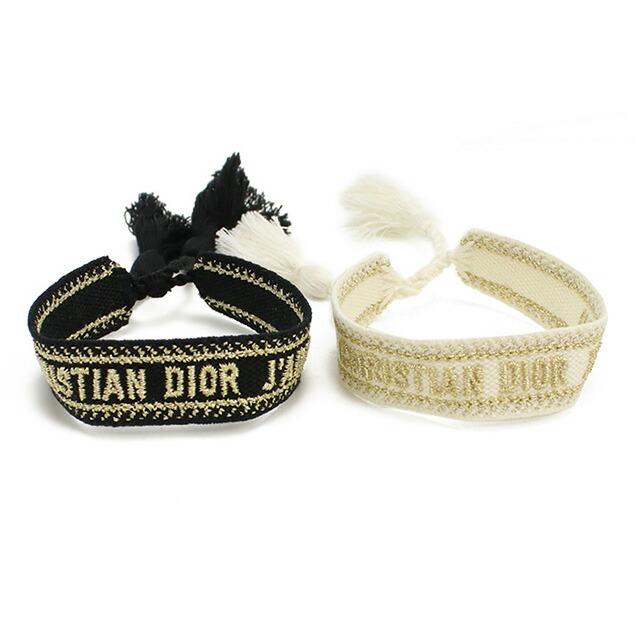 美品　Christian Dior ディオール ブレスレット エンブロイダリー Christian Dior（クリスチャン・ディオール） ディオール ブレスレット
