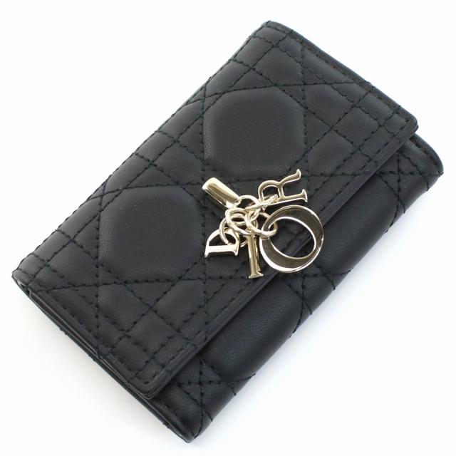 Christian Dior ブラック キーケース クリスチャンディオール6連キーケース ブラック レディース キー