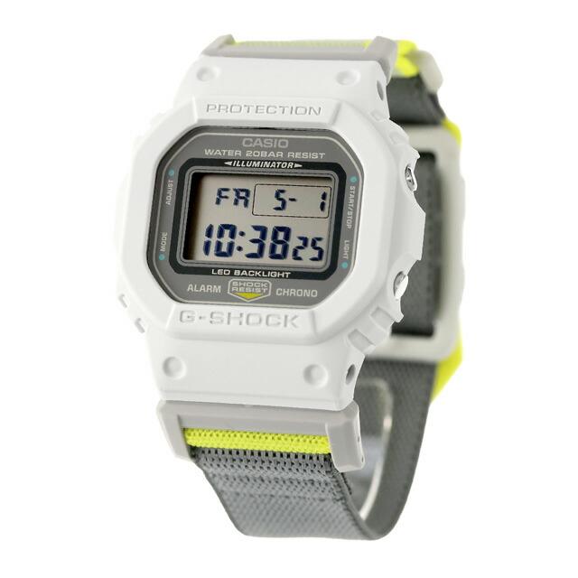【新品】カシオ CASIO G-SHOCK 腕時計 メンズ DW-5600MNC-7A8DR NEW CLOTH BANDシリーズ クォーツ 電池式 グレーxグレー デジタル表示 G-SHOCK gショック ジーショック 5600 NEW CLOTH BANDシリーズ