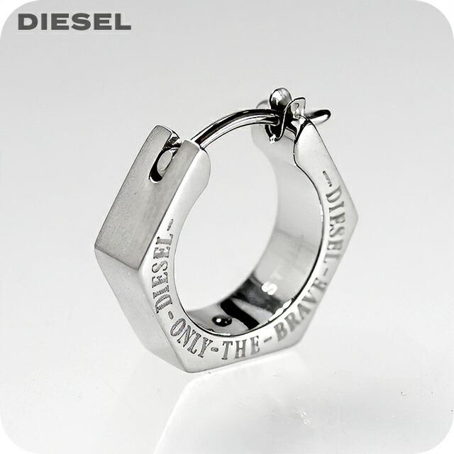 【新品未使用】DIESEL メンズ　フープピアス DIESEL（ディーゼル） ピアス メンズ フープ 片耳用 DX1345040