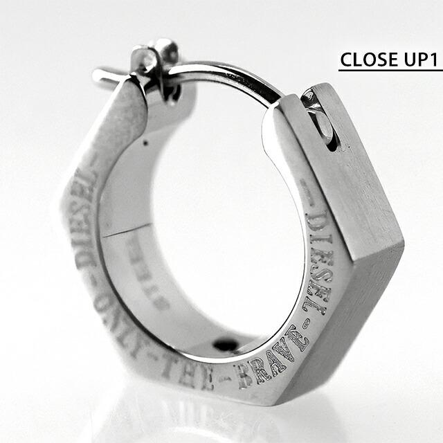 DIESEL（ディーゼル） ピアス メンズ フープ 片耳用 DX1345040