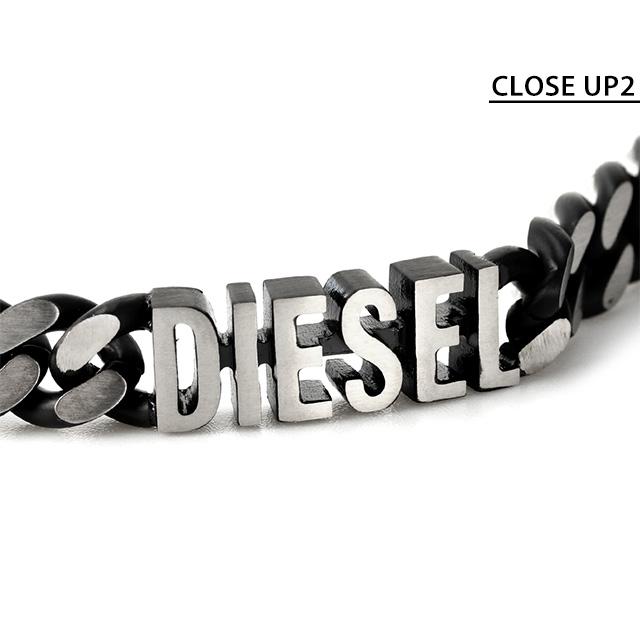 ディーゼル ブランド ブレスレット メンズ レディース DIESEL ステンレススチール DX1386040 ブラック シルバー アクセサリー おしゃれ プレゼント ギフト｜nanaple｜03