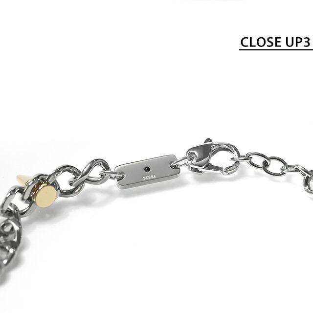 DIESEL（ディーゼル） ブレスレット メンズ レディース シルバー
