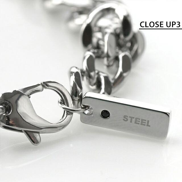 【DIESEL】チェーン ステンレススチール DX1513040 シルバー DIESEL】チェーン ステンレススチール DX1513040 シルバー