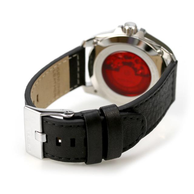 ディーゼル エムエス9 自動巻き 機械式 腕時計 ブランド メンズ オープンハート 革ベルト DZ1966 アナログ スケルトン ブラック 黒 父の日 プレゼント 実用的｜nanaple｜05