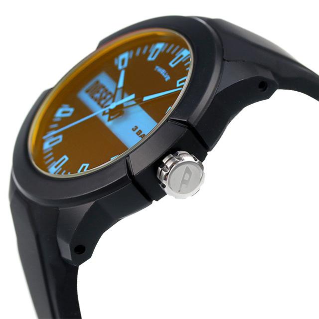 ディーゼル 時計 ダブルアップ 43mm クオーツ メンズ 腕時計 ブランド DZ1982 ブラック