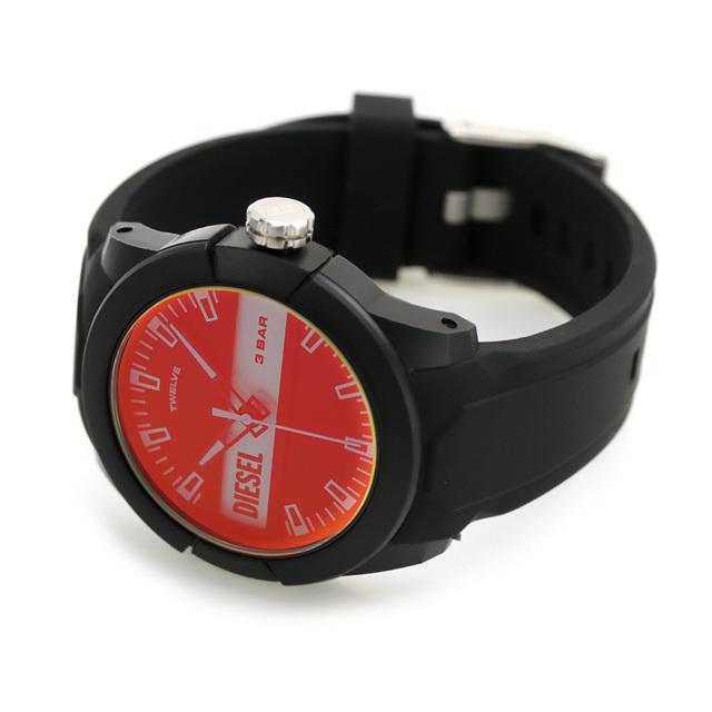 ディーゼル 時計 ダブルアップ 43mm クオーツ メンズ 腕時計 ブランド DZ1982 ブラック