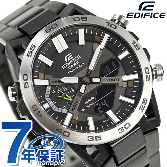 【未使用品】CASIO EDIFICE ソーラーBluetooth メンズ腕時計 EDIFICE（CASIO） エディフィス EDIFICE ソーラー ECB-2000DD-1A