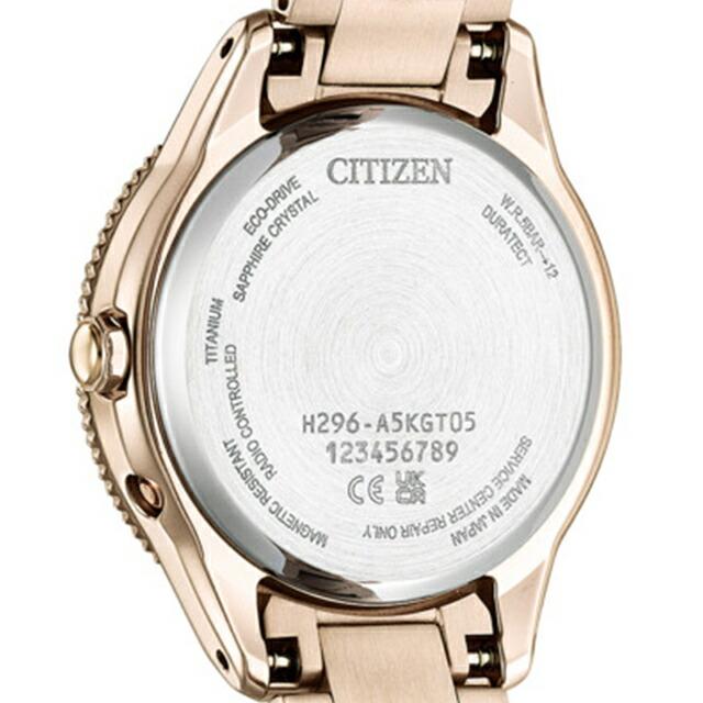 シチズン クロスシー ダイチコレクション エコドライブ電波 腕時計 ブランド レディース チタン 電波ソーラー CITIZEN xC EE1004-73Wの画像