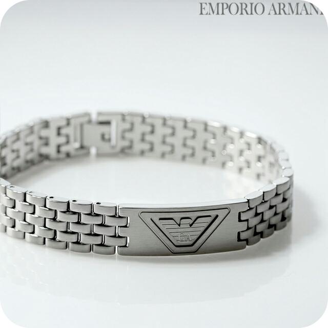 EMPORIO ARMANI ブレスレット EGS3126040 シルバー Men's EMPORIO ARMANI エンポリオ アルマーニ ブレスレット メンズ ブランド