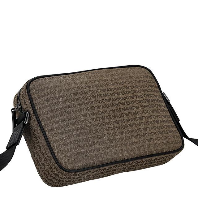 EMPORIO ARMANI ショルダーバッグ ネイビー/ブラウン