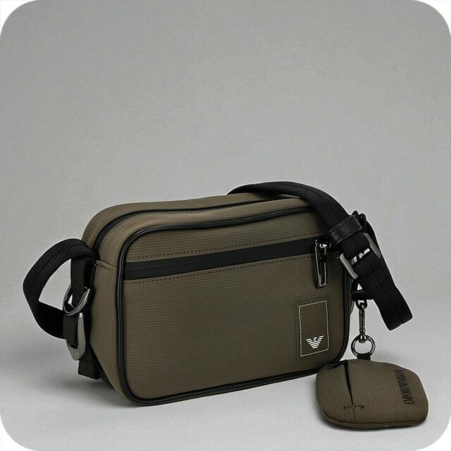 エンポリオ・アルマーニ ショルダーバッグ メンズ ブランド EMPORIO ARMANI テックケース EM001220-AF13841 カーキ EMPORIO ARMANI エンポリオ・アルマーニ ショルダーバッグ メンズ