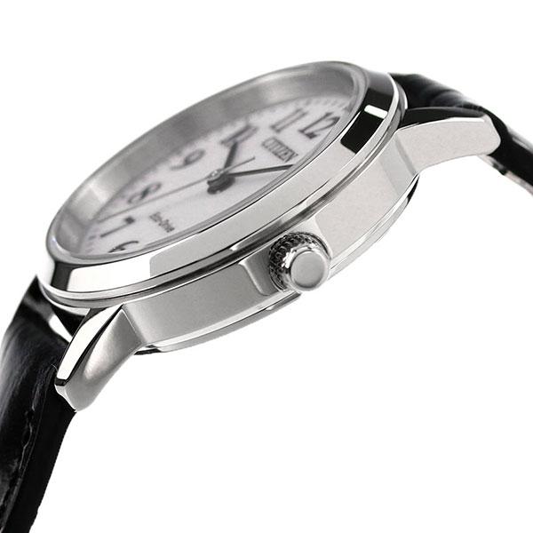 シチズン コレクション エコドライブ ソーラー レディース 腕時計 ブランド EM0930-15A CITIZEN ホワイト ブラックの画像