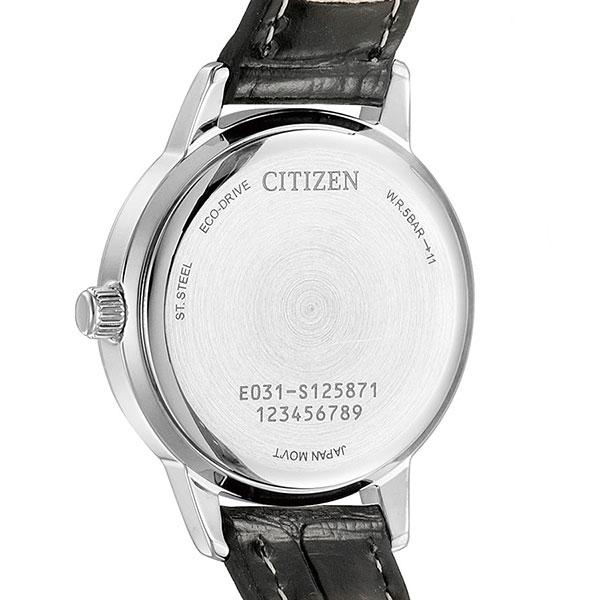 シチズン コレクション エコドライブ ソーラー レディース 腕時計 ブランド EM0930-15A CITIZEN ホワイト ブラックの画像