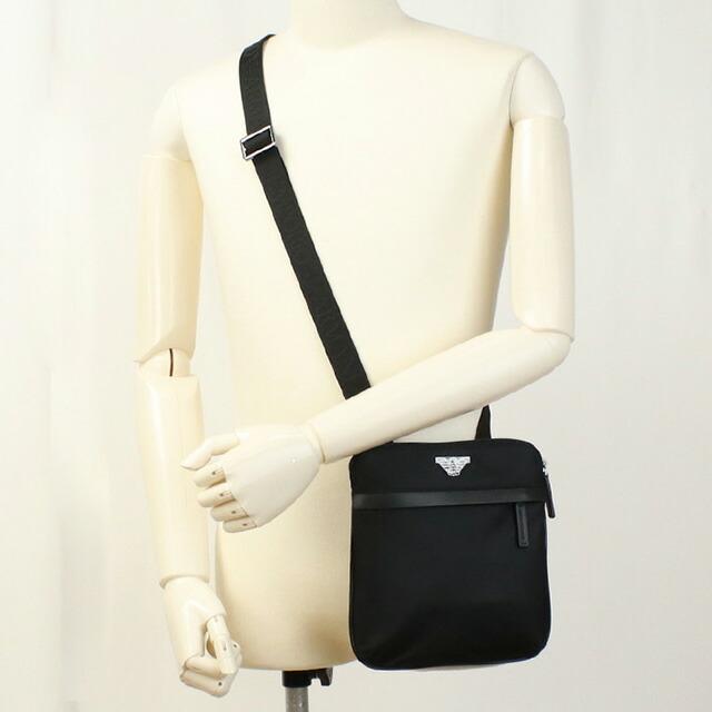 EMPORIO ARMANI エンポリオアルマーニ 斜め掛け ショルダーバッグ EM001807 AF28784 UC001 メンズ ブラック EMPORIO ARMANI エンポリオ・アルマーニ 斜め掛け ショルダーバッグ