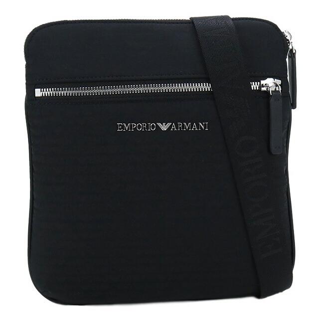 エンポリオ・アルマーニ 斜め掛け ショルダーバッグ メンズ ブランド EMPORIO ARMANI Y4M425 BLACK-BLACK ブラック バッグ_1