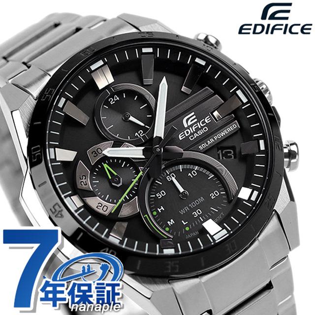 EDIFICE CASIO クロノグラフ腕時計 100m防水ソーラー EDIFICE（CASIO） エディフィス ソーラー EQS-940DB-1A パワー クロノ