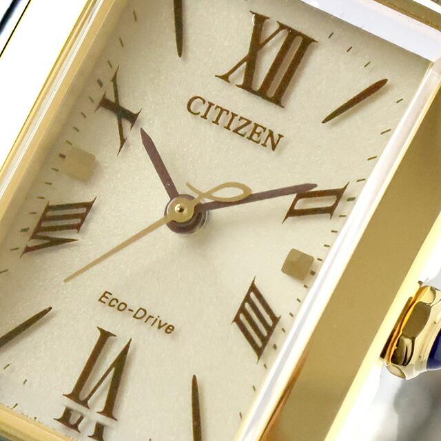 シチズン エル エコドライブ 腕時計 ブランド レディース ソーラー CITIZEN L EW5622-09P アナログ ゴールド グレーの画像