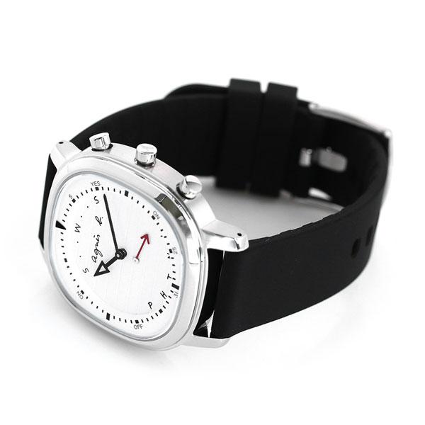 アニエスベー メンズ 腕時計 ブランド FCRB401 時計 Bluetooth ホワイト ブラック｜nanaple｜04