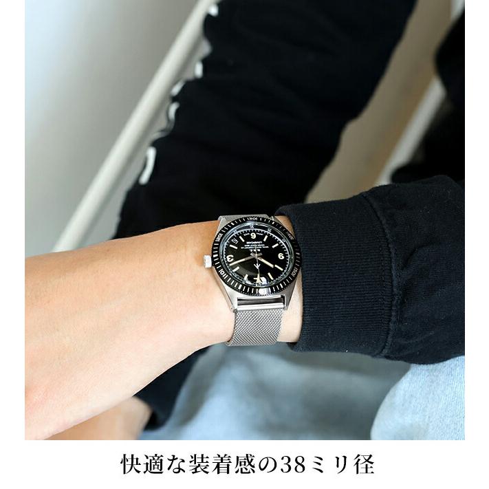 父の日 ギフトセット ナバルウォッチ NAVAL WATCH Produced by LOWERCASE クォーツ 電池式 腕時計 ブランド メンズ NAVAL WATCH FRXB001 アナログ ブラック 黒の画像
