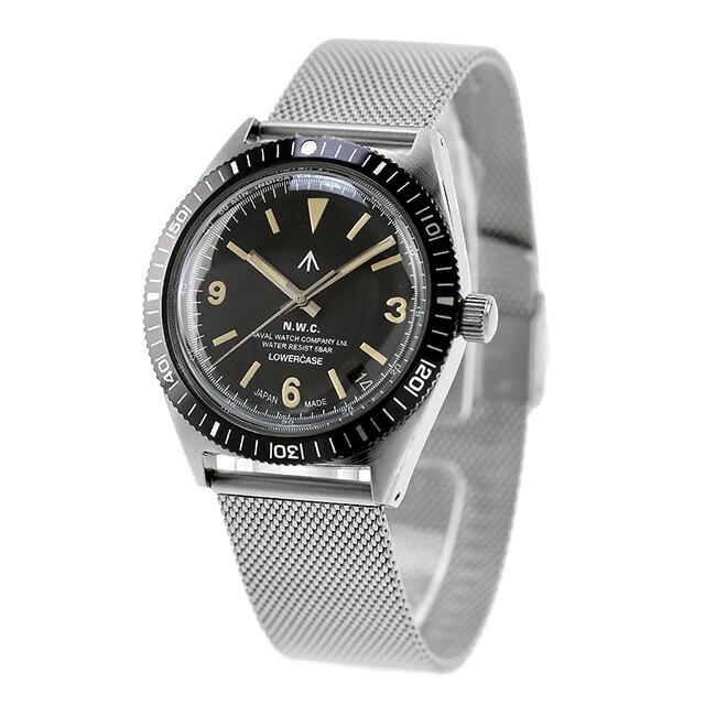 父の日 ギフトセット ナバルウォッチ NAVAL WATCH Produced by LOWERCASE クォーツ 電池式 腕時計 ブランド メンズ NAVAL WATCH FRXB001 アナログ ブラック 黒の画像