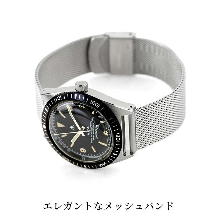 父の日 ギフトセット ナバルウォッチ NAVAL WATCH Produced by LOWERCASE クォーツ 電池式 腕時計 ブランド メンズ NAVAL WATCH FRXB001 アナログ ブラック 黒の画像