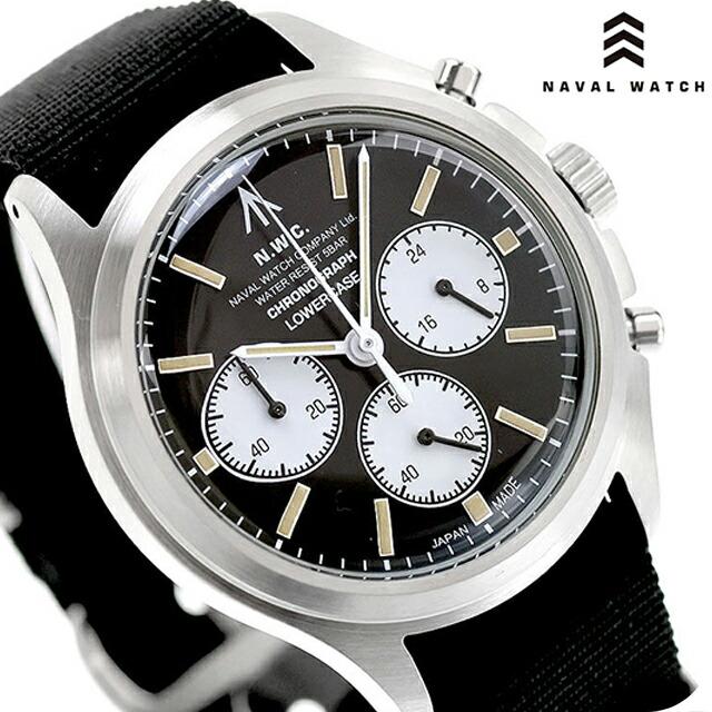 父の日 ギフトセット ナバルウォッチ NAVAL WATCH Produced by LOWERCASE クォーツ 電池式 腕時計 ブランド メンズ クロノグラフ NAVAL WATCH FRXC001 アナログの画像