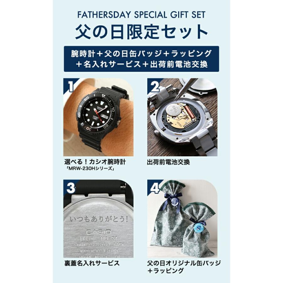 CASIO（カシオ） 父の日 ギフトセット チープカシオ クォーツ 電池式