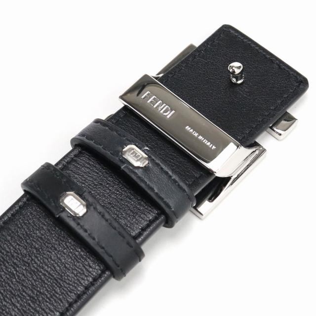 FENDI フェンディ 7C0424 ベルト ブルー系 ブラック メンズ FENDI（フェンディ） ブランド ベルト メンズ レザー イタリア 7C0424