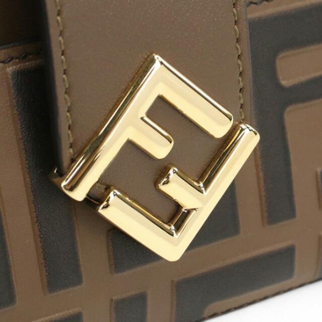 箱あり 新品未使用 FENDI ブラウンレザー ケース FENDI（フェンディ） 並行輸入 カードケース FENDI FFダイヤモンド
