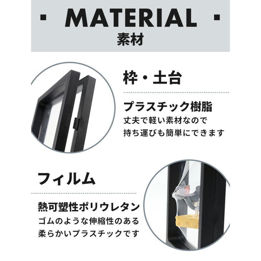 コレクション ケース ディスプレイスタンド アクリルキーホルダー ラバーストラップ ディスプレイ ケース 展示 ホルダー 黒 | ブランド登録なし | 07