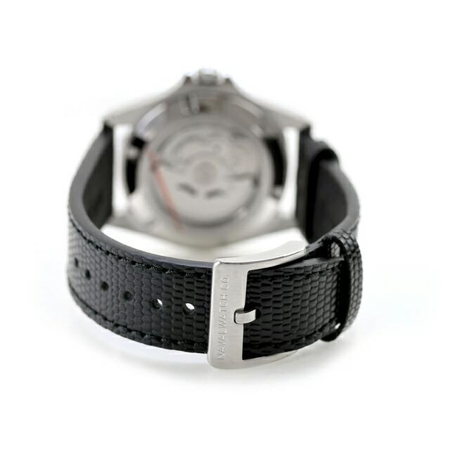 ナバルウォッチ Naval Watch Produced By LOWERCASE 自動巻き 腕時計 ブランド メンズ NAVAL WATCH FRXA002 アナログ ブラック 黒 日本製の画像