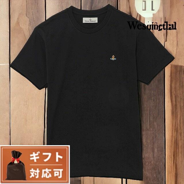 Tシャツ・カットソー VIVIENNE WESTWOOD Men T-shirt Black 3G010013J001M N401 Vivienne Westwood ヴィヴィアン ビビアン 半袖Tシャツ