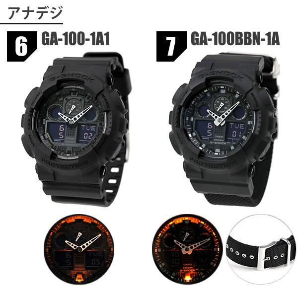 4/21はさらに+10倍 ジーショック G-SHOCK gショックメンズ オールブラック 黒 メンズ 腕時計 ブランド デジタル アナデジ カシオ ジーショック｜nanaple｜05