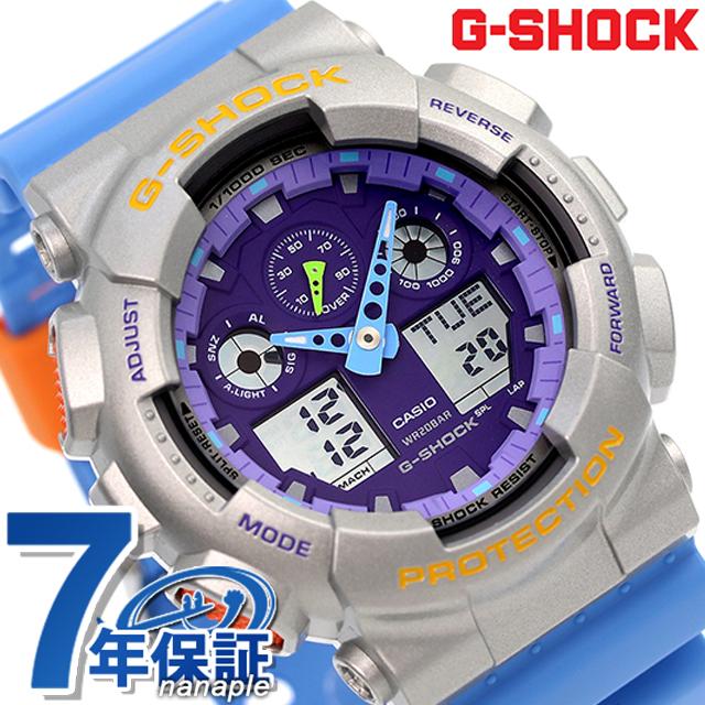 G-SHOCK gショック ジーショック GA-100EU-8A2 アナログデジタル GA