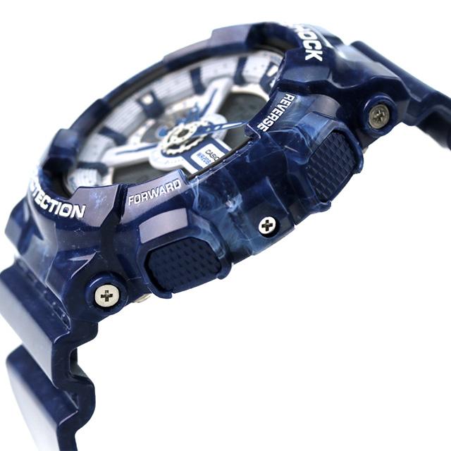 CASIO G-SHOCKGA-110BWP-2ADR 腕時計 GA110BWP-2A | Blue and White Ceramic Analog-Digital Watch - G