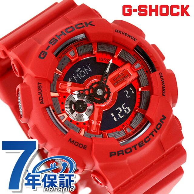 【新品】カシオ CASIO G-SHOCK 腕時計 メンズ GA-110RRB-4ADR アナログデジタル 110シリーズ ANALOG-DIGITAL 110 SERIES クォーツ 電池式 レッドxレッド アナデジ表示 110 Series gショック ジーショック G-SHOCK アナログデジタル 110